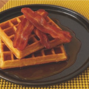 Waffle rustico de la casa